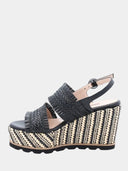 Sandales Plateformes - Noir