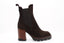 ALBANO - Bottines en suède - Marron foncé