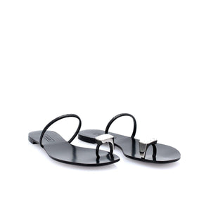 CASADEI® - Mules plates avec strass - Noir