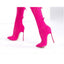 CASADEI® - Bottes en dentelle stretch - Fuchsia