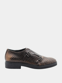 Chaussures Monk à boucle double - Cuivre