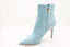 GIANVITO ROSSI - Levy 85 Bottie Suede - Bleu Clair