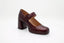 IL BORGO FIRENZE - Mocassins à talon - avec bride - Vernis Bordeaux