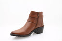 Bottines à talon carré moyen - Marron