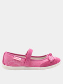 Ballerines enfant à bride fine - Fuchsia