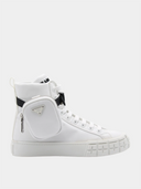 PRADA - Nylon Gabardine Sneaker - Blanc