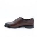 Richelieu en cuir à lacets - Marron foncé
