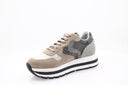 Baskets en daim - Beige et Gris